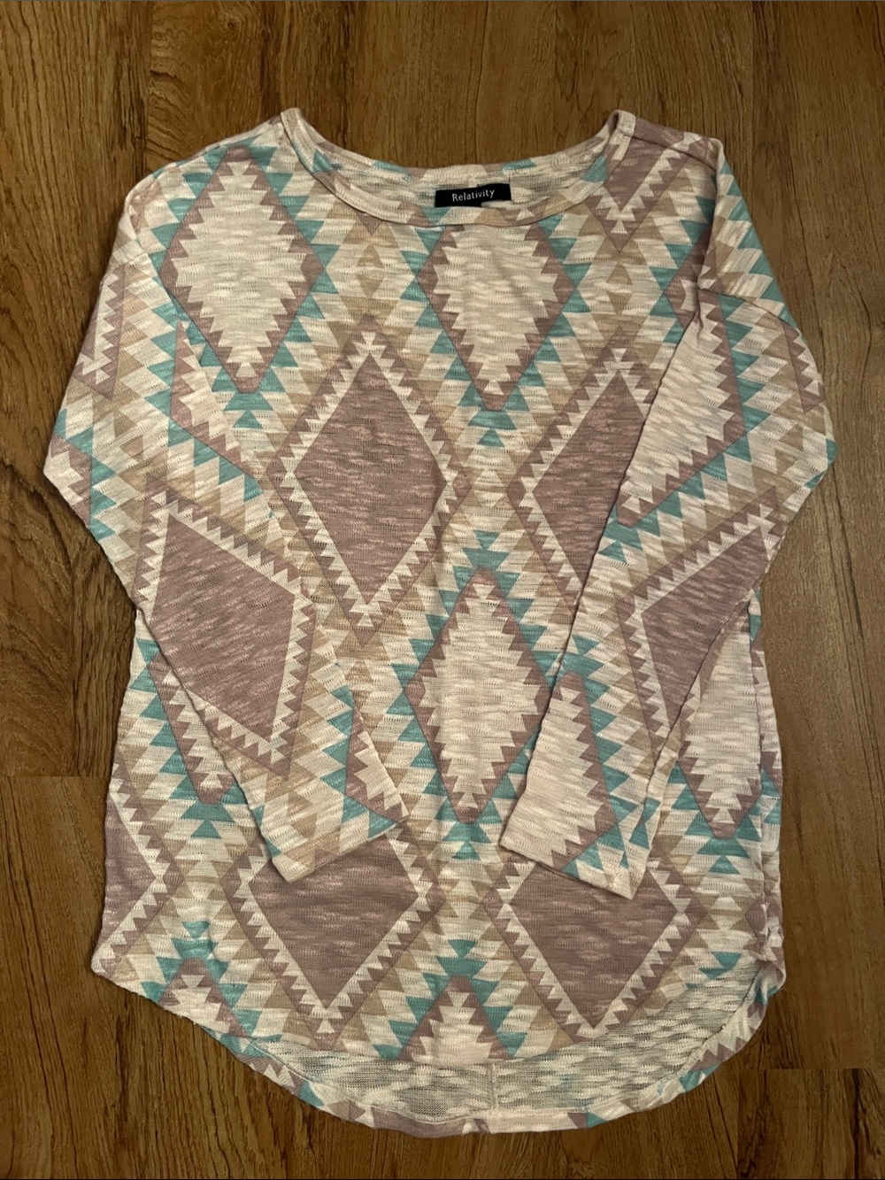 Relativity Aztec Tunic Top